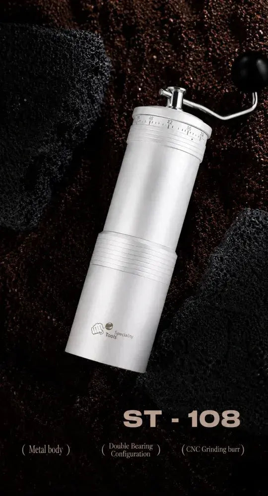 مطحنة قهوة ST-108 سبيشاليتي تولز سيلفر – صورة إضافية 2