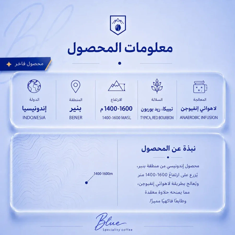 محمصة بلو - راز بيري اندونيسيا 250جرام – صورة إضافية 3