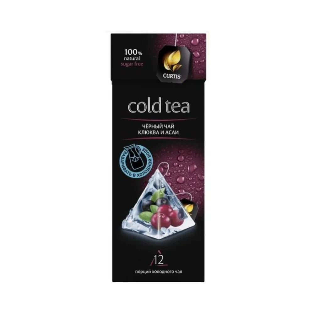 Curtis Iced Tea Pyramid Cranberry Flavor 12 Bags