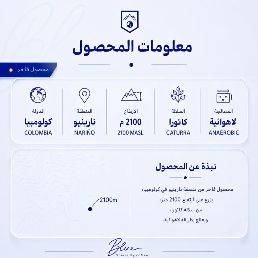 محمصة بلو - كولومبيا فاكهة الباشن فروت 250 جرام – صورة إضافية 3