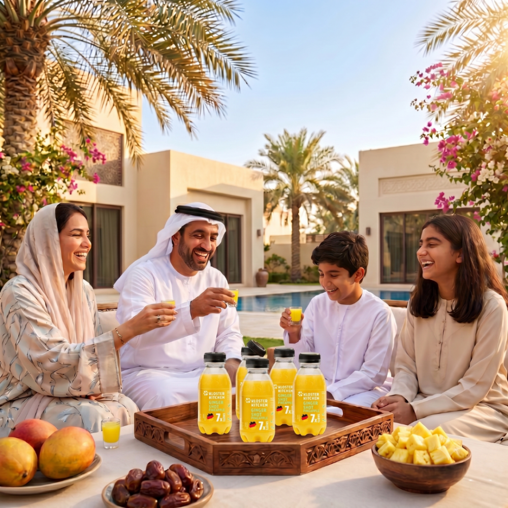 جرعات الزنجبيل والأناناس العضوية 2 شوت – 60 مل | Kloster Kitchen – صورة إضافية 3