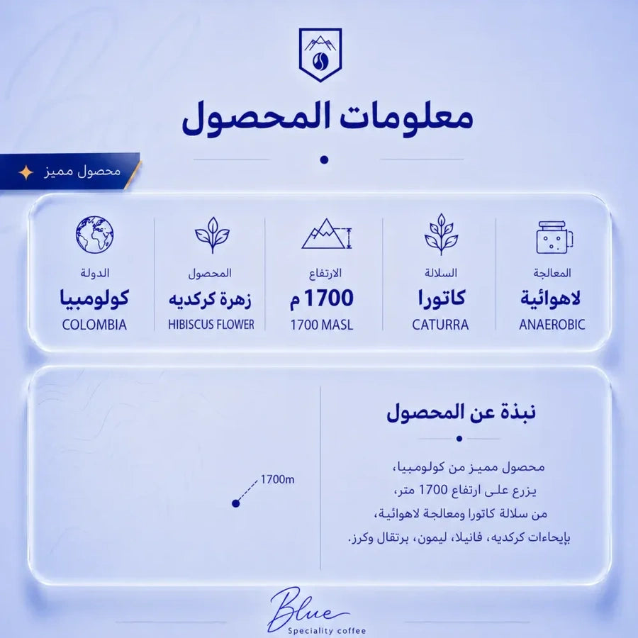 محمصة بلو - كولومبيا زهرة كركدية 250 – صورة إضافية 3