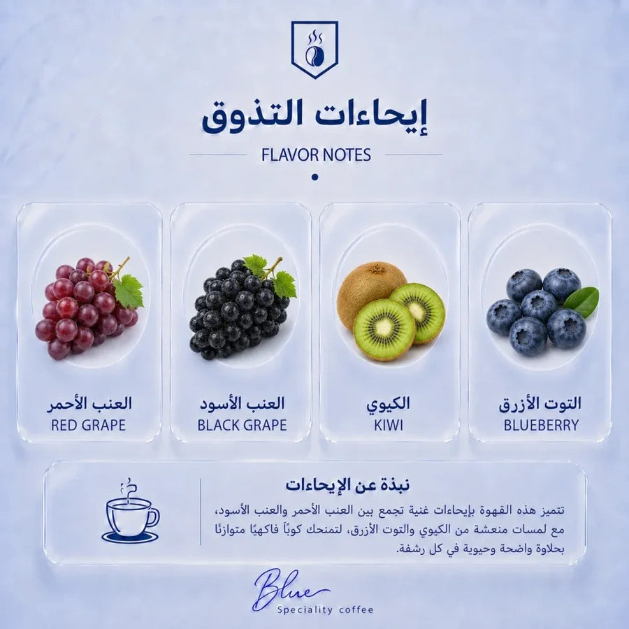 محمصة بلو - كولومبيا العنب المعتق 250 جرام – صورة إضافية 3