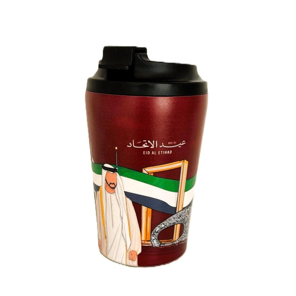 صورة كوب عيد الاتحاد 54 كوب بتصميم إماراتي,